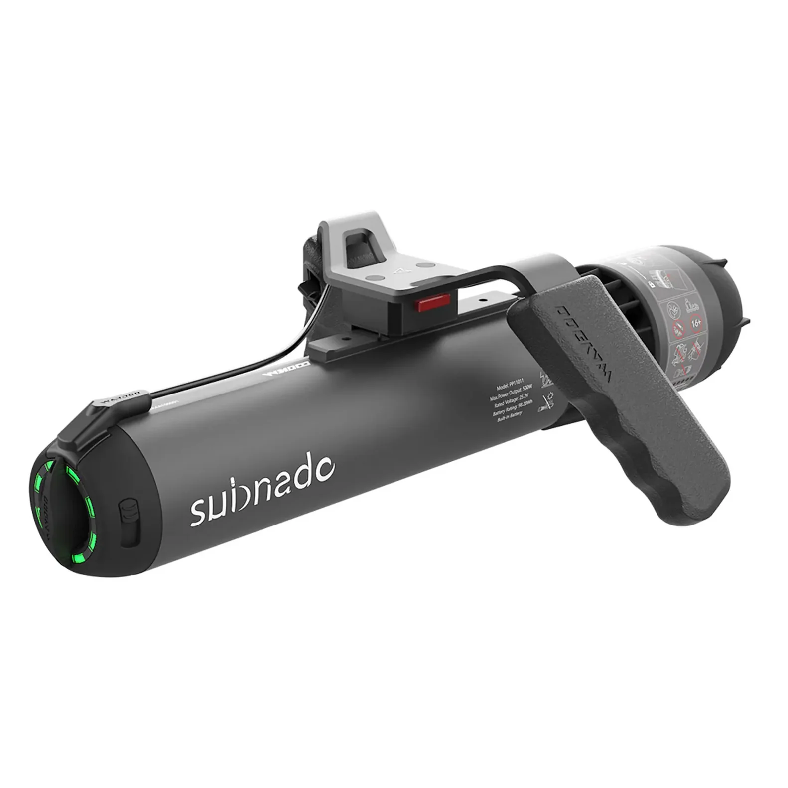 HAVOSPARK HS-S2 Electric Underwater Scooter – 60m Depth, 1.4kg Lightweight, USB-C Fast Charging - Image 4