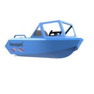 HAVOSPARK KA01 Mini Jet Boat – Electric Aluminum Go Kart Boat for Water Racing & Water Sports